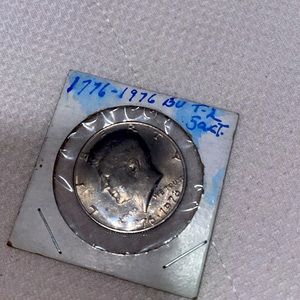 Half a dollar silver coin